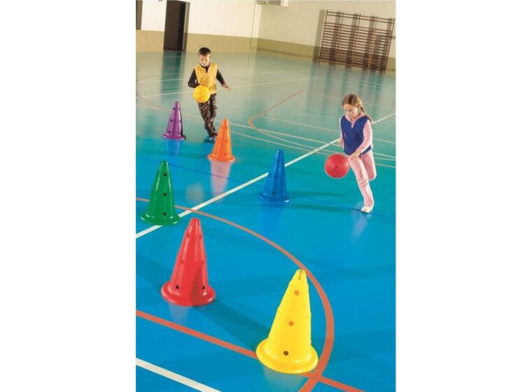 MAXI PACK PERFORATED CONES H: 50 cm MULTICOLOURED 
